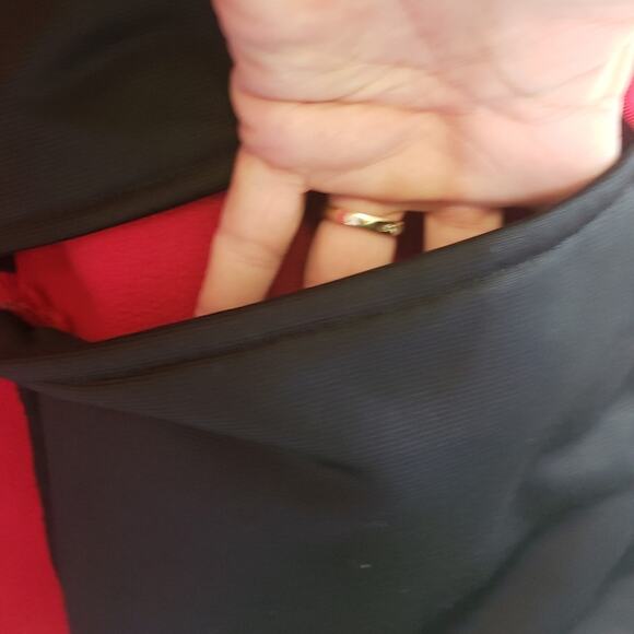 Duluth Trading Co red thick scuba fleece jacket coat size large mens - Picture 7 of 11